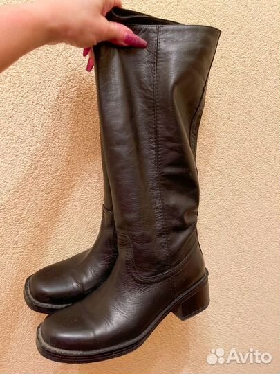 Сапоги женские натуральная кожа 37