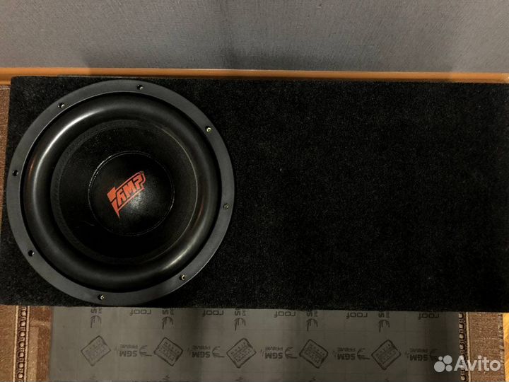 Сабвуфер AMP M-12D2 с усилителем