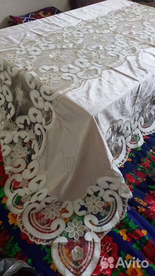 Скатерт с жемжугом