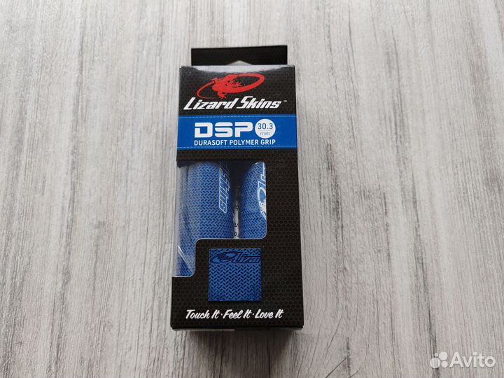 Грипсы синие Lizard Skins DSP 27г 130мм 30.3мм