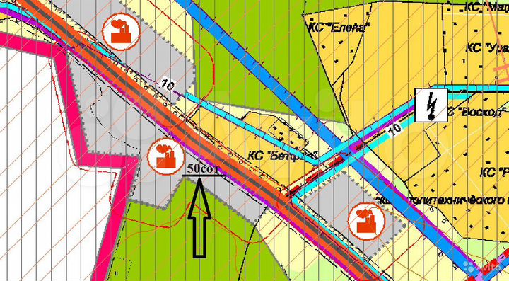 Участок 50 сот. (СНТ, ДНП)