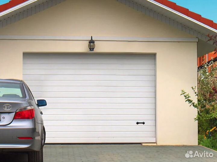 Секционные ворота для гаража монт-ж 1-2 дн