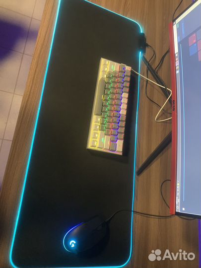 Игровой коврик с rgb