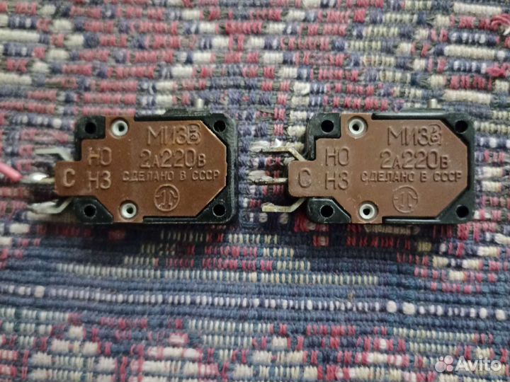 Микровыключатель концевой мизв, СССР