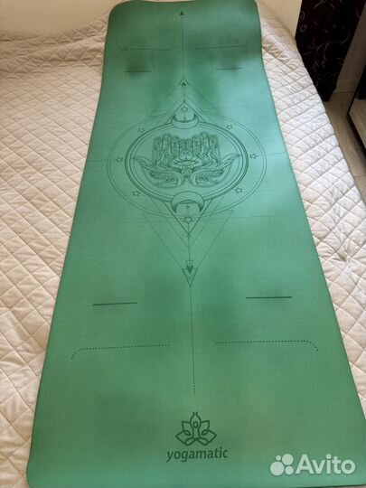 Коврик для йоги натуральный каучук
