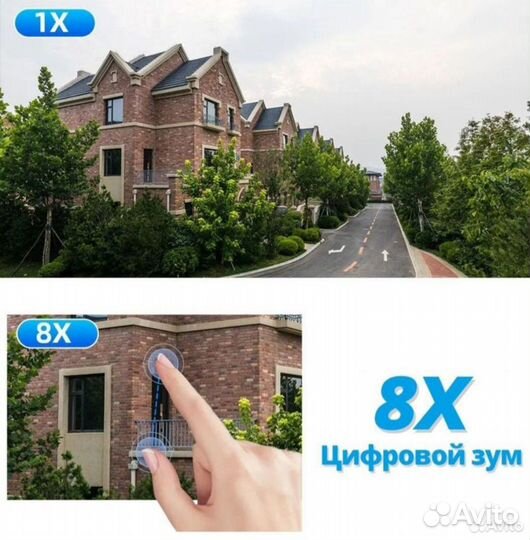 Wi-fi Камера видеонаблюдения 8мп icsee