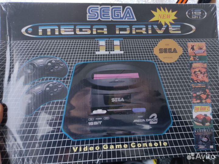Sega mega drive 2 приставка игровая