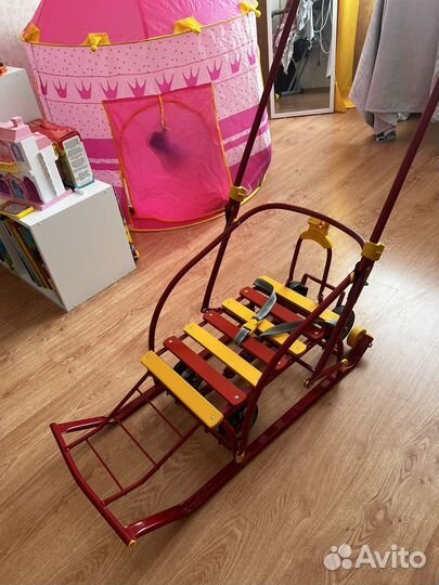 Санки на колесах