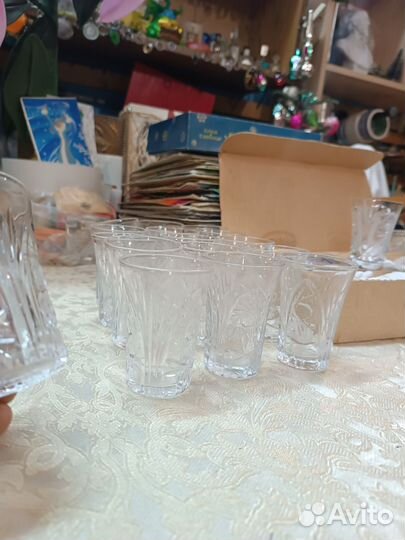 Рюмки хрусталь СССР