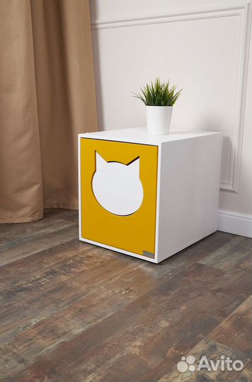 Кошачий туалет закрытый