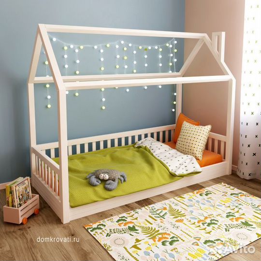 Детская кровать Монтессори из бука