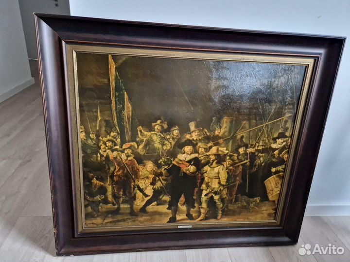 Рембрандт Репродук Картина Ночной Дозор 1642 год