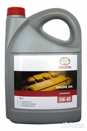 Моторное масло Toyota Engine Oil 5W-40 синтетическ