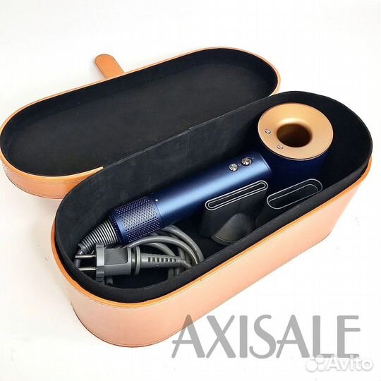 Фен Dyson в кейсе Premium синий