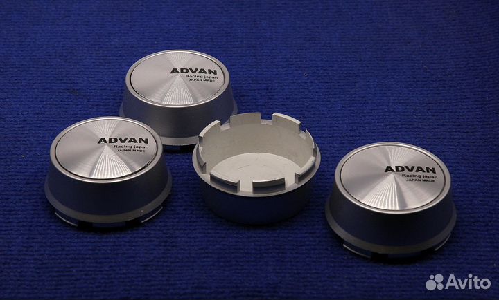 Комплект колпачков диска Advan Racing Chrome