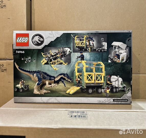 Lego Jurassic World 76966 Allosaurus Transport Tra