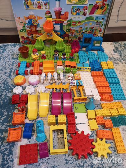 Lego Duplo большой парк аттракционов 10840