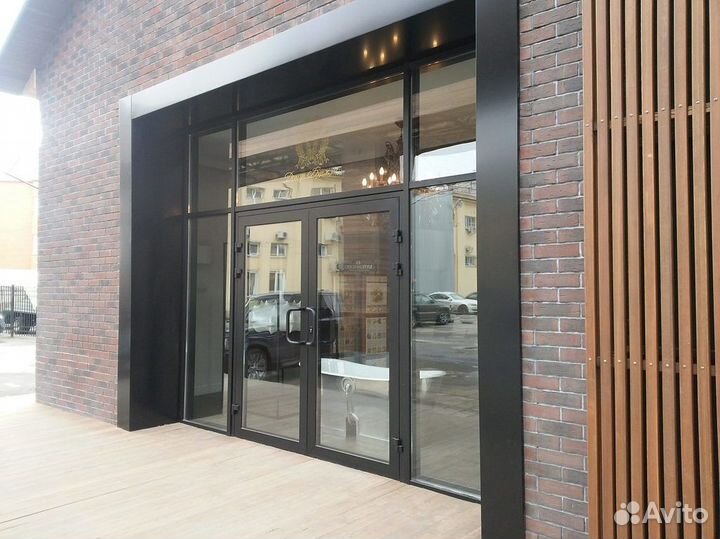 Окна алюминиевые. Раздвижные двери