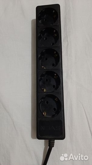 Сетевой фильтр с вилкой для UPS, sven, 5 розеток