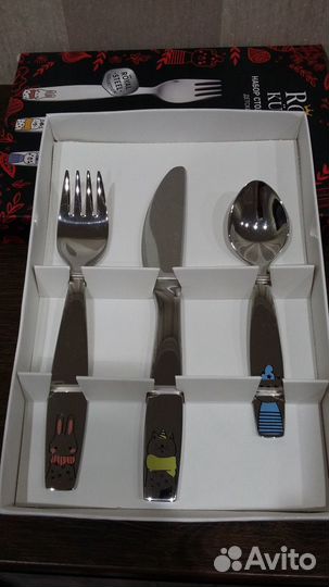 Набор столовых приборов детский