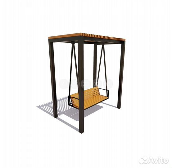 Садовые качели лофт