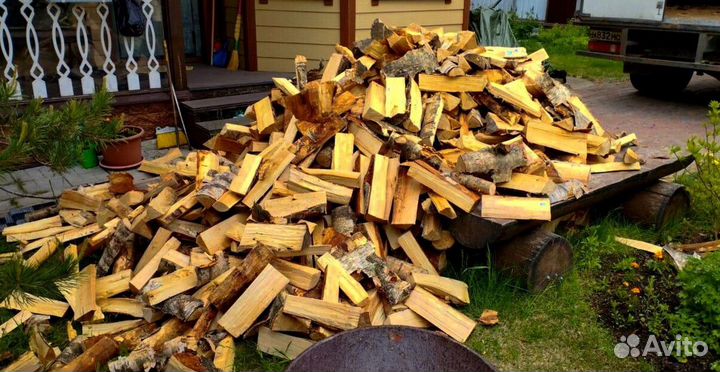 Дрова в укладку