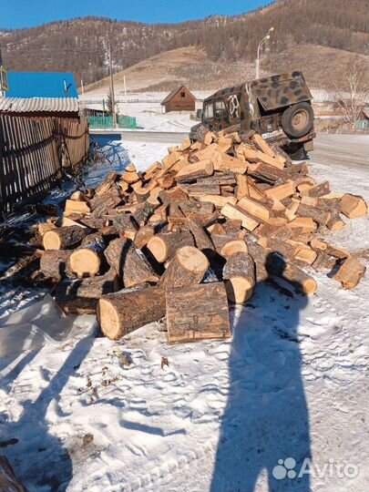 Дрова колотые листва
