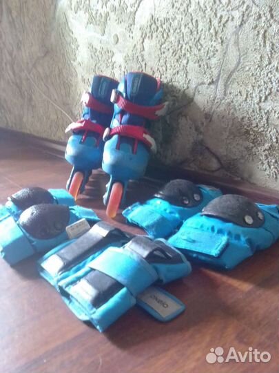 Роликовые коньки детские раздвижные