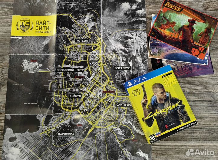 Cyberpunk 2077 диск для PS4