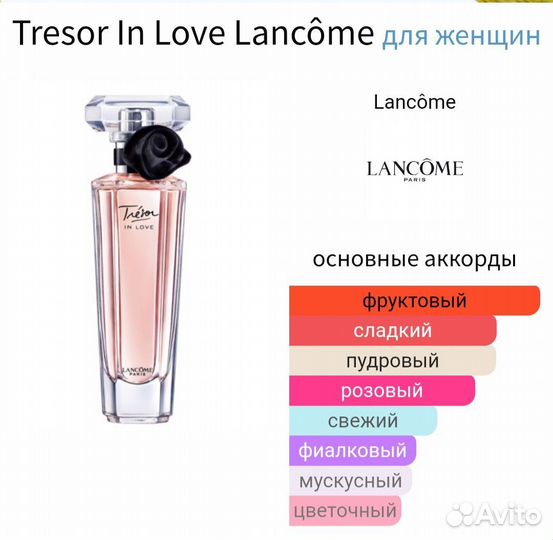 Парфюм женский Lancome Tresor in love