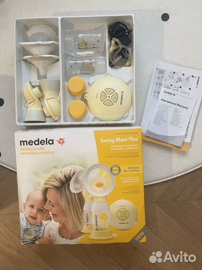 Молокоотсос электрический medela swing maxi flex