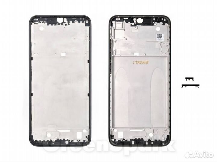 Рамка дисплея для Xiaomi Redmi Note 8 черный
