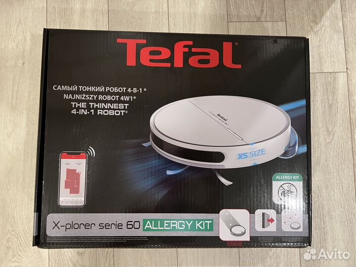 Робот пылесос Tefal X-plorer Serie 60 Allergy Kit