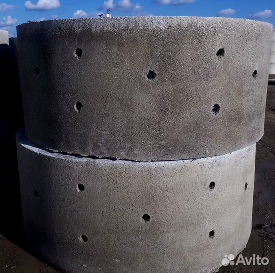 Септик канализация сливная из жби колец