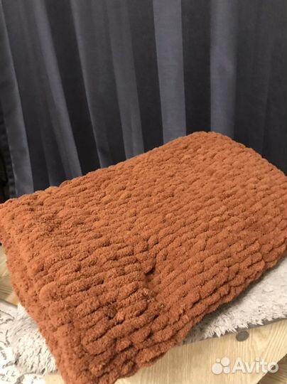 Плед детский вязаный ручная работа