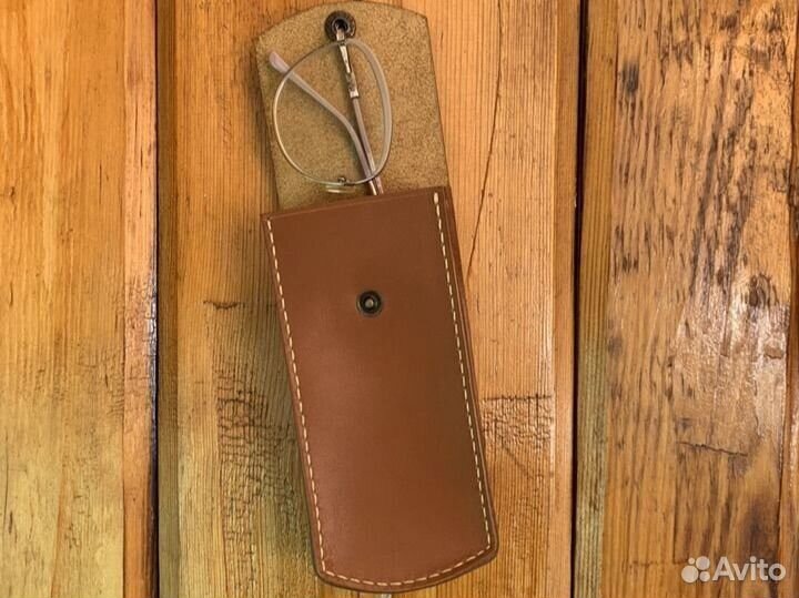 Очечник Итальянская кожа ручная работа