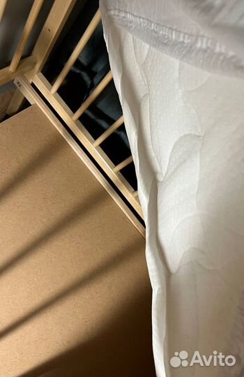 Кроватка детская 120х60 «Промтекс Мини» на колесах