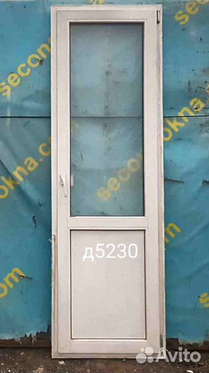 Дверь пластиковая Б/У 2140(в)х680(ш)