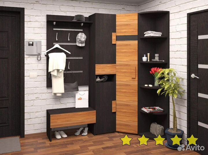 Шкаф в прихожую на заказ по вашим размерам