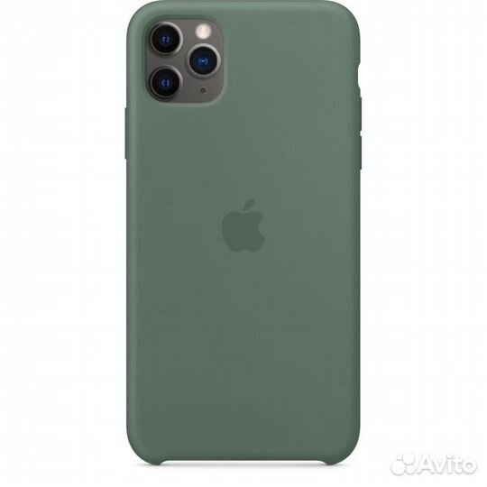 Чехол силиконовый на iPhone 12 Pro Max зеленый