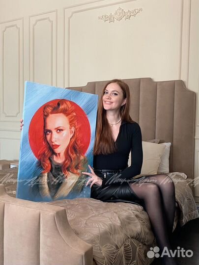 Портрет по фото на холсте Ижевск