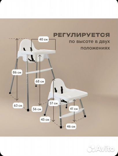 Стульчик для кормления аналог икеа