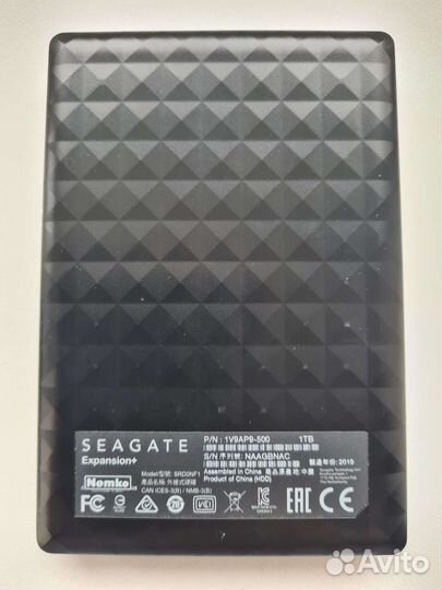 Переносной жёсткий диск seagate Expansion+,1 TB
