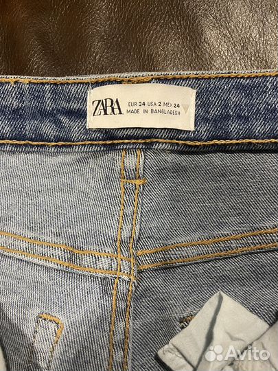 Джинсы zara 34 новые