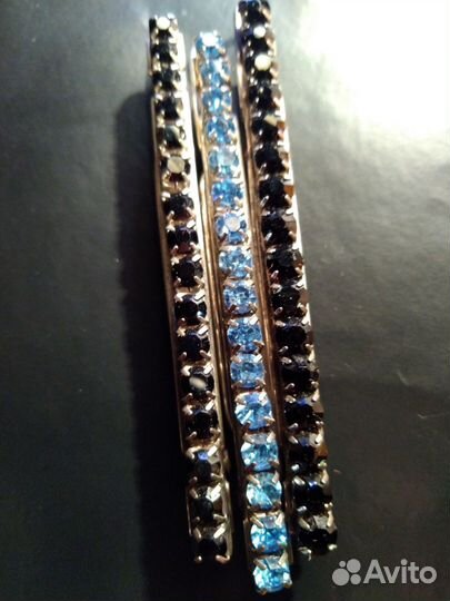 Заколки с камнями СССР винтаж