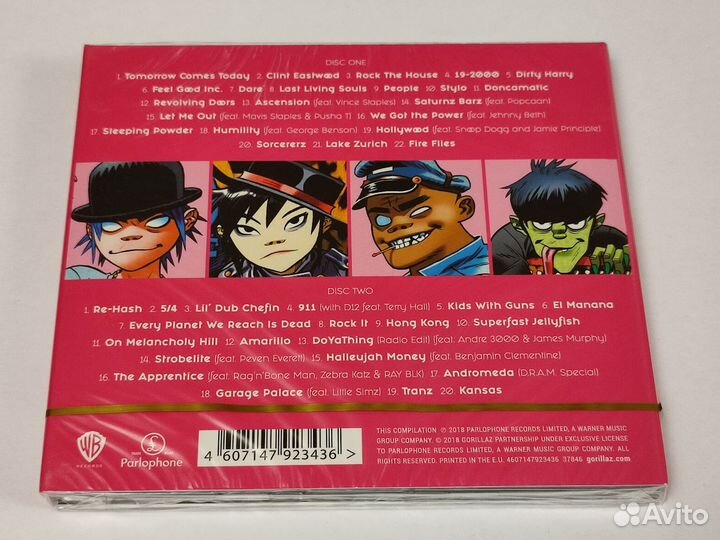2xcd Gorillaz - Greatest Hits