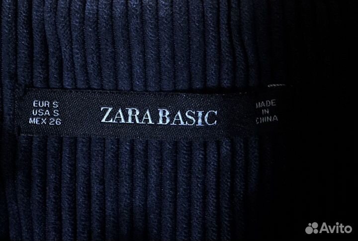 Шорты zara вельветовые S
