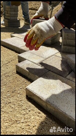 Тротуарная плитка цветная от 120 м2