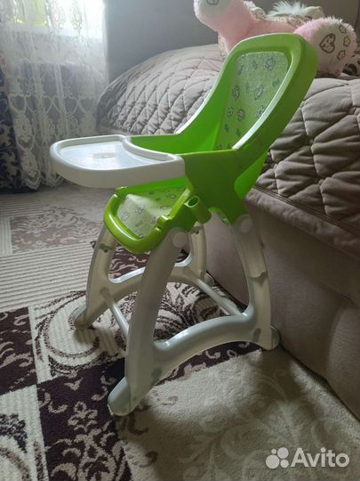 Стульчик для кормления для кукол+кроватка