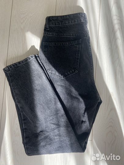 Джинсы черные zara 36